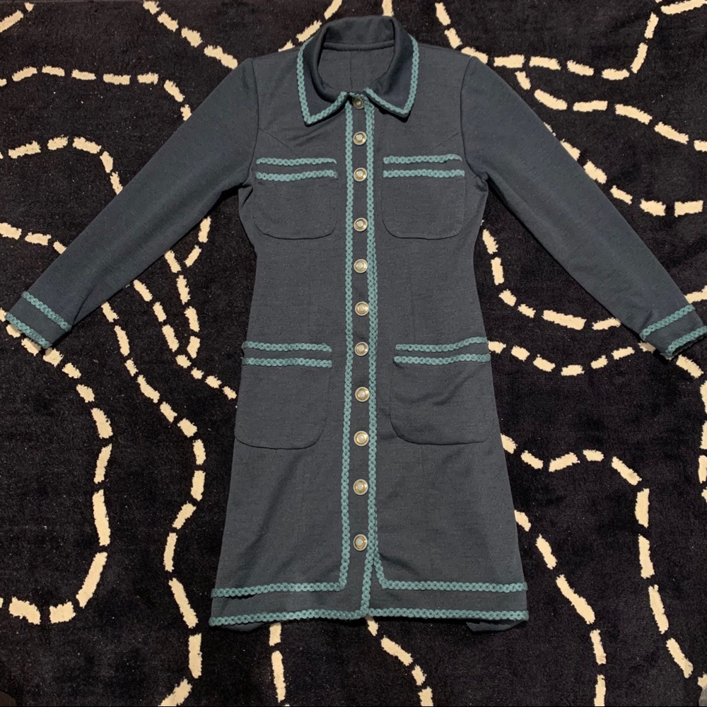 ❌SOLD❌ Vintage 50s Button Front Collared Dress